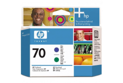 HP C9408A, HP 70, blue/green, HP DesignJet Z3100 originální tisková hlava 