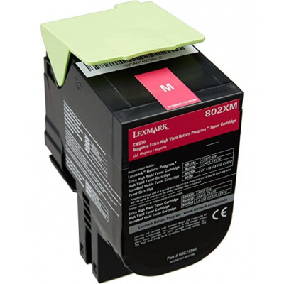 Lexmark 80C2XM0 purpurový (magenta) originální toner