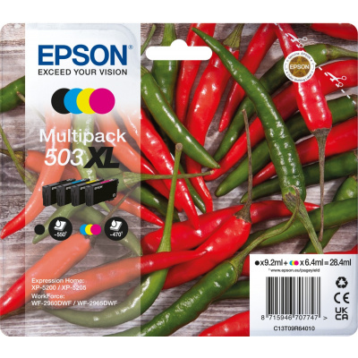 Epson 503XL T09R640 C13T09R64010 barevná (CMYK) sada originální cartridge