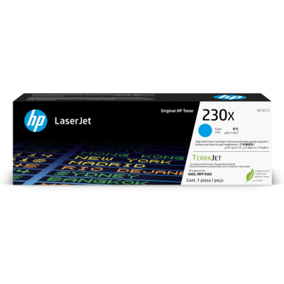 HP 230X W2301X azurový (cyan) originální toner