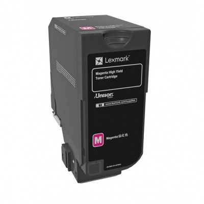 Lexmark 74C0H30 purpurový (magenta) originální toner