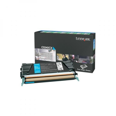 Lexmark C5340CX azurový (cyan) originální toner