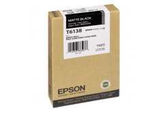 Epson T613800 matně černá (matte black) originální cartridge