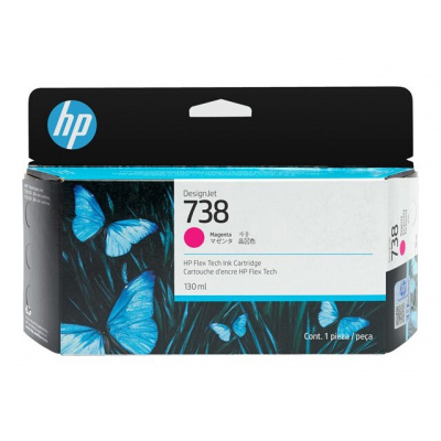 HP 738M 676N0A purpurová (magenta) originální cartridge