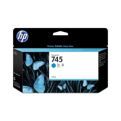 HP 745 F9J97A azurová (cyan) originální cartridge