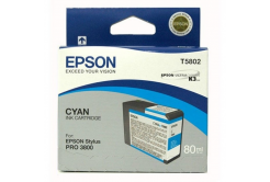 Epson T5802 azurová (cyan) originální cartridge