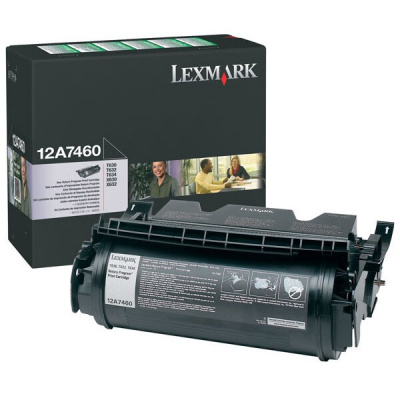 Lexmark 12A7460 černý (black) originální toner