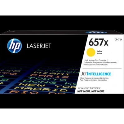 HP 657X CF472X žlutý (yellow) originální toner