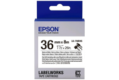 Epson LabelWorks LK-7WBVS C53S657014 36mm x 8m, černý tisk / bílý podklad, samo-laminovací, originální páska