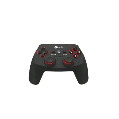 Gamepad C-TECH Khort pro PC/PS3/Android, 2x analog, X-input, vibrační, bezdrátový, USB