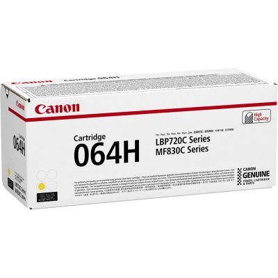 Canon 064 H Y 4932C001 žlutý (yellow) originální toner