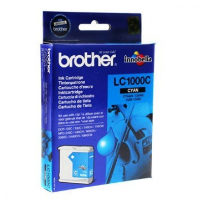 Brother LC-1000C azurová (cyan) originální cartridge