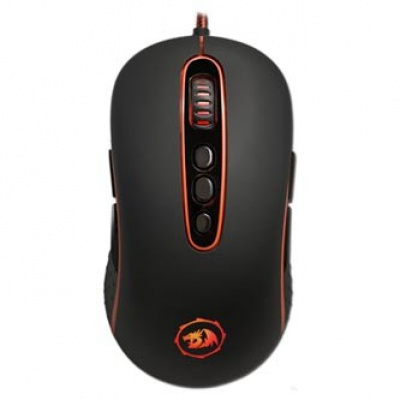 Redragon Myš Phoenix, 4000DPI, optická, 11tl., drátová USB, černá, herní