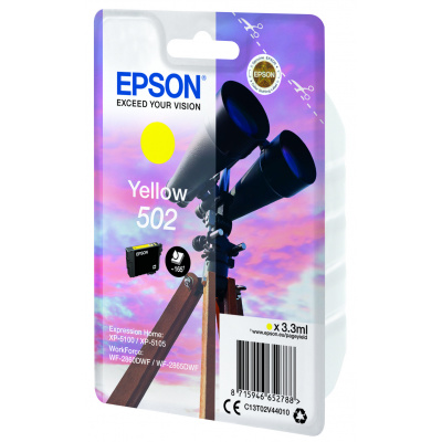 Epson 502 C13T02V44020 žlutá (yellow) originální cartridge