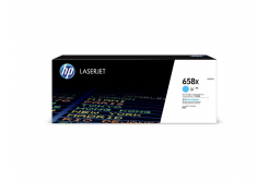 HP 658X W2001X azurový (cyan) originální toner