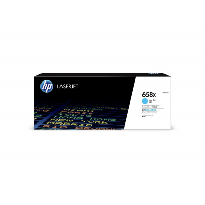 HP 658X W2001X azurový (cyan) originální toner