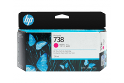 HP 738 498N6A purpurová (magenta) originální cartridge