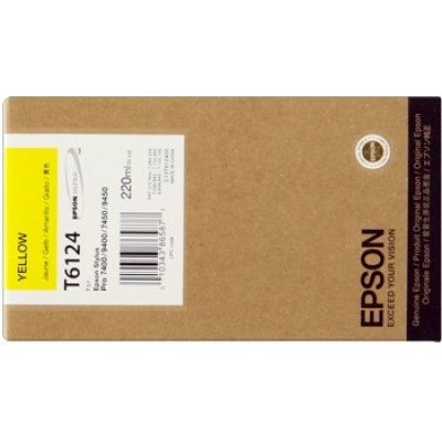 Epson T612400 žlutá (yellow) originální cartridge