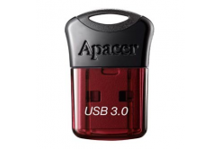 Apacer USB flash disk, USB 3.0, 64GB, AH157, červený, AP64GAH157R-1, USB A, s krytkou