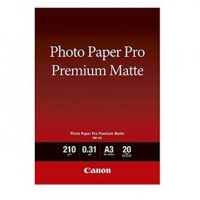 Canon Photo paper premium matte 8657B006, A3, 210 g/m2, bílý, matný inkoustový fotopapír