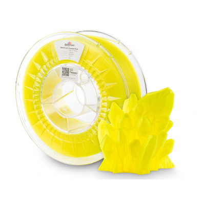 Spectrum 3D filament, PLA Crystal, 1,75mm, 1000g, 80883, ELECTRIC YELLOW