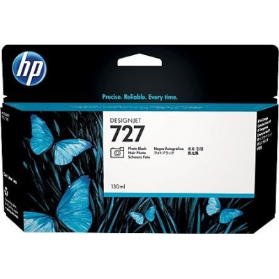 HP č.727 C1Q12A matná černá (matte black) originální cartridge