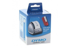 Dymo 99019, S0722480, 59mm x 190mm, bílé papírové štítky na široké pořadače