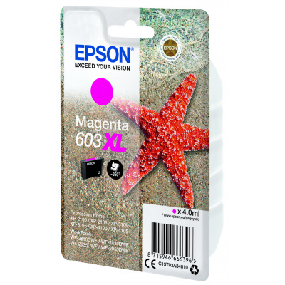 Epson 603XL C13T03A34010 purpurová (magenta) originální cartridge