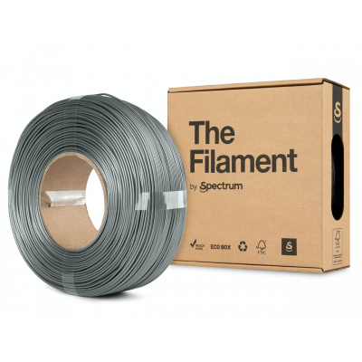 "The Filament" by Spectrum TF-24062, ReFill PETG, 1.75mm, SILVER ALUMINIUM, 1kg