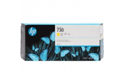 HP 738M 676N1A žlutá (yellow) originální cartridge