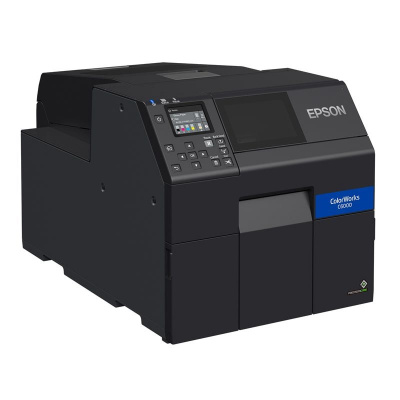 Epson ColorWorks C6000Ae (mk) C31CH76102MK, barevná tiskárna štítků, cutter, disp., USB, Ethernet, black