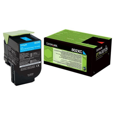 Lexmark 80C2XC0 azurový (cyan) originální toner