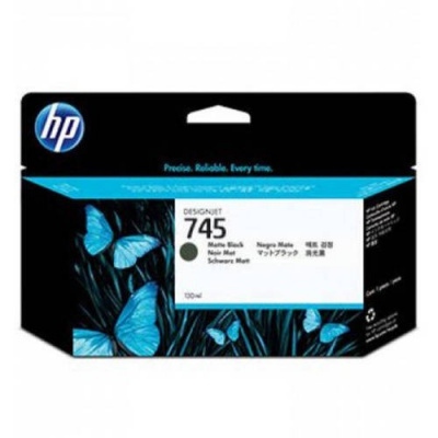 HP 745 F9J99A matná černá (matte black) originální cartridge