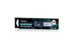 Interní disk SSD Apacer M.2 PCIe, interní M.2 PCIe, 240GB, AS2280P4, AP240GAS2280P4-1, 1800 MB/s-R, 1100 MB/s-W