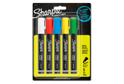 Sharpie 2157733, křídový fix Chalk Marker, mix barev, 5ks