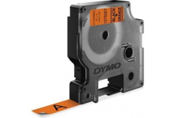 Dymo D1 1978367, 12mm x 3m, černý tisk/oranžový podklad, permanentní vinylová, originální páska