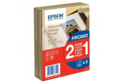 Epson S042167 Premium Glossy Photo Paper, foto papír, lesklý, bílý, 10x15cm, 4x6", 255 g/m2, 2x40