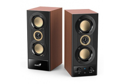 Genius reproduktory SP-HF800BT, 2.0, 20W, černo-hnědé, Bluetooth 5.3