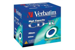 Verbatim CD-R, 43428, High Capacity, 10-pack, 800MB, 40x, 90min., 12cm, bez možnosti potisku, jewel box, pro archivaci dat