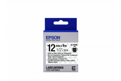 Epson LabelWorks LK-4TBW C53S654015 12mm x 9m, černý tisk / průhledný podklad, silně lepicí, originální páska