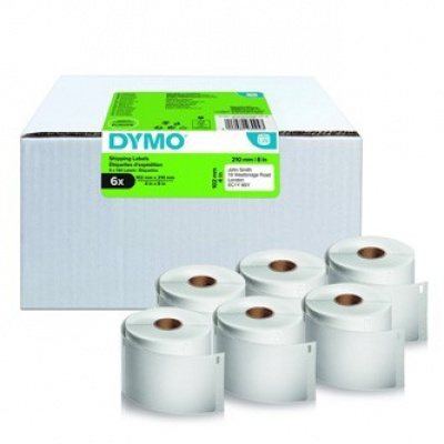 Dymo 2177565, 210mm x 102mm, bílé papírové štítky