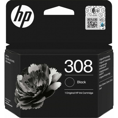 HP 308 7FP21UE černá (black) originální cartridge