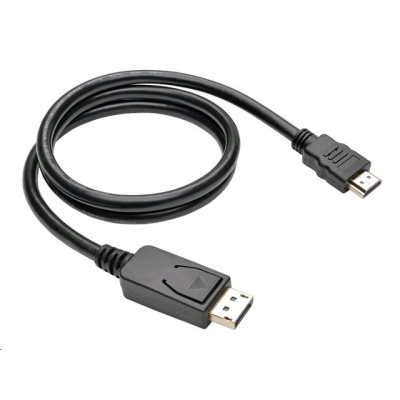 Kabel C-TECH CB-DP-HDMI-3 DisplayPort/HDMI, 3m, černý