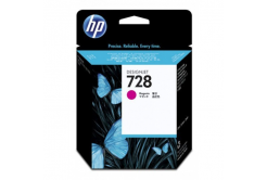 HP č.728 F9J66A purpurová (magenta) originální cartridge