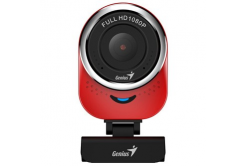 Genius Full HD Webkamera QCam 6000, 1920x1080, USB 2.0, červená, Windows 7 a vyšší, FULL HD, 30 FPS