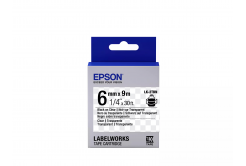 Epson LabelWorks LK-2TBN C53S652004 6mm x 9m, černý tisk / průhledný podklad, originální páska