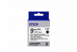 Epson LabelWorks LK-3TBW C53S653006 9mm x 9m, černý tisk / průhledný podklad, silně lepicí, originální páska